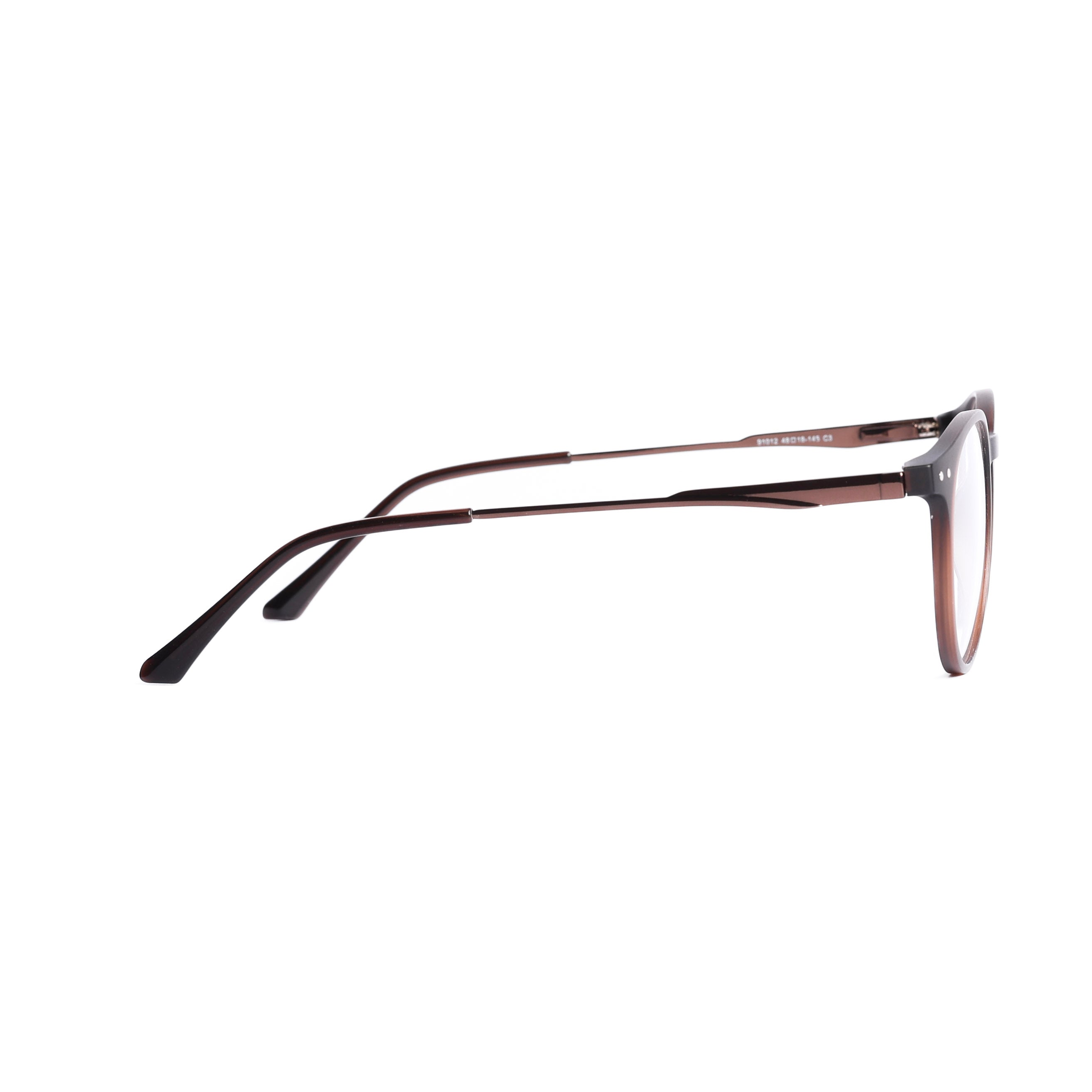 Round Brown Eyeglasses
