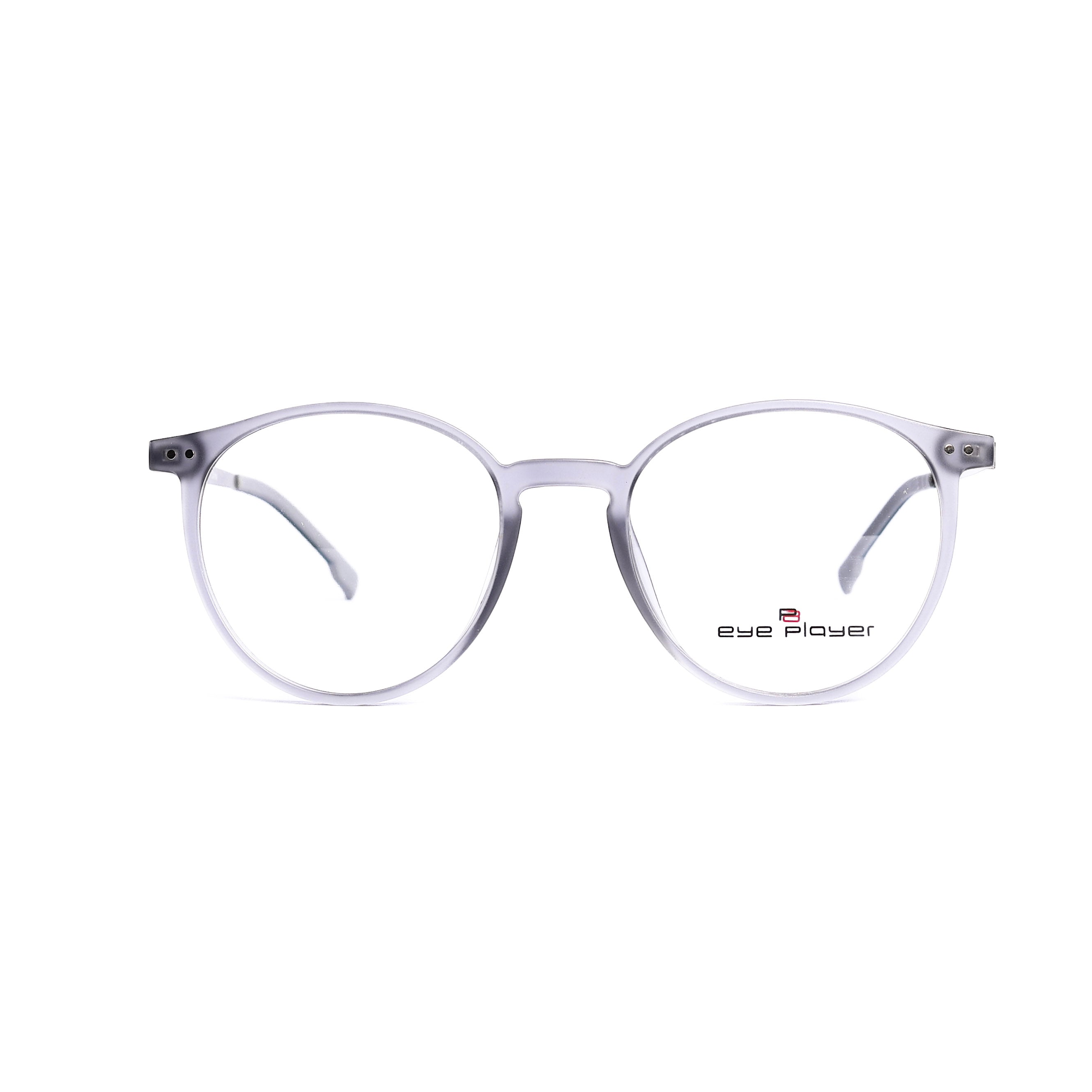 Round Gray Eyeglasses