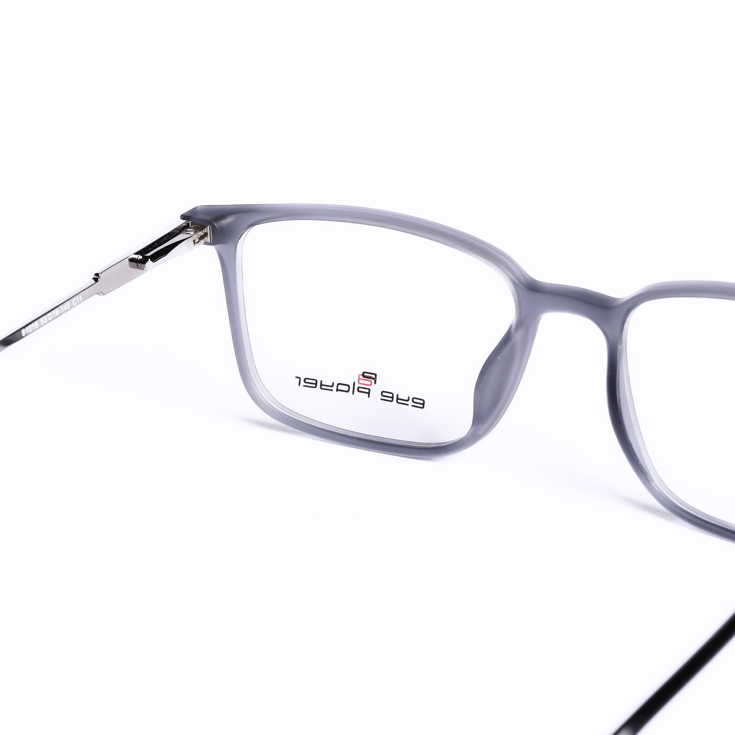 Square Gray Eyeglasses