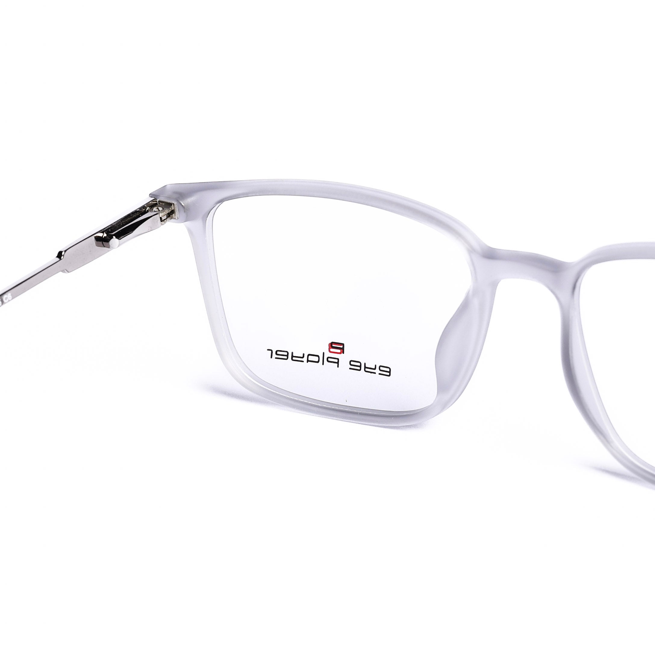 Square Gray Eyeglasses