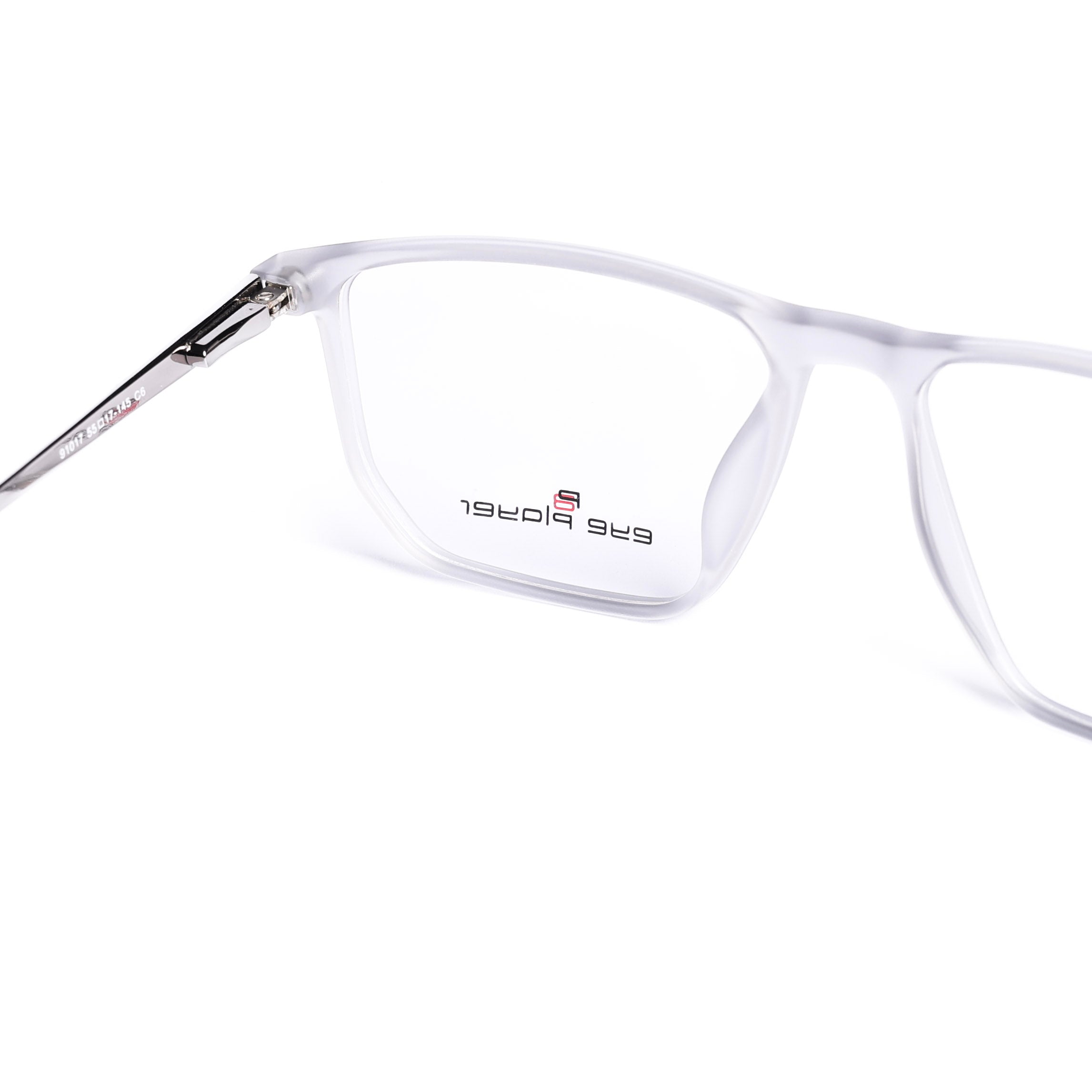 Square Light Gray Eyeglasses
