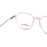 Hoxagon Pink Eyeglasses