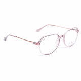 Hoxagon Pink Eyeglasses