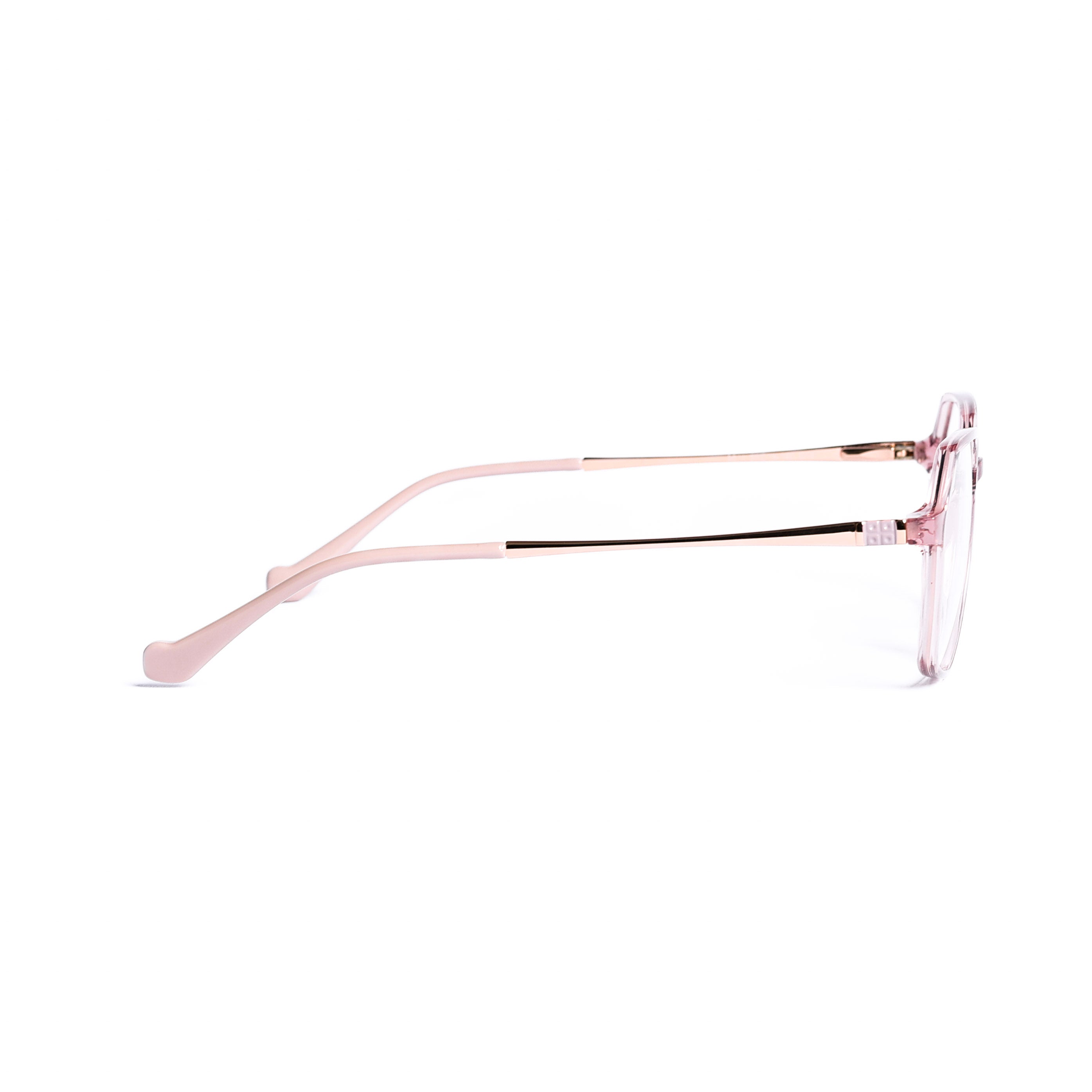 Hoxagon Pink Eyeglasses