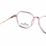 Hoxagon Pink Eyeglasses