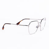 Irregular Light Gold Eyeglasses