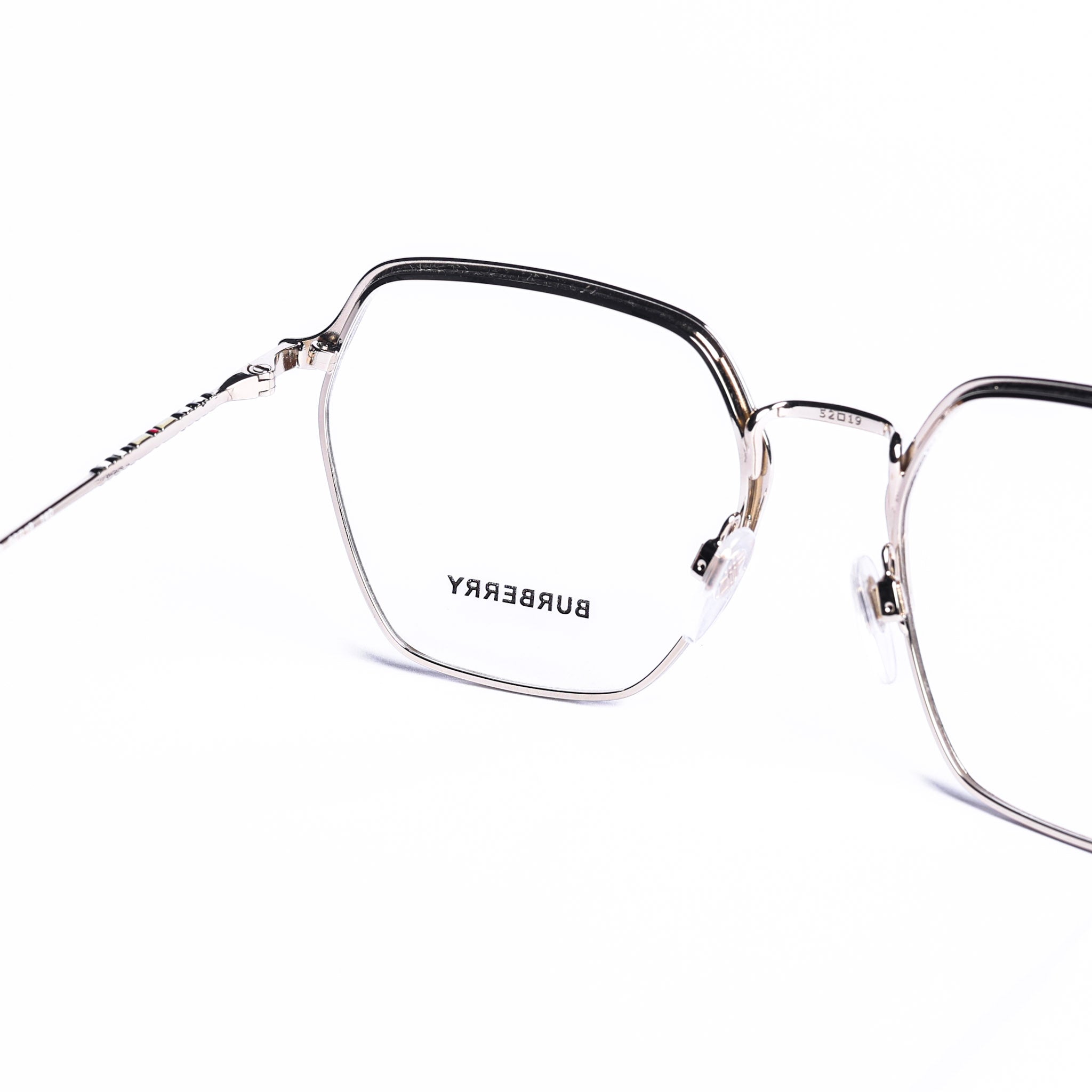 Irregular Light Gold Eyeglasses