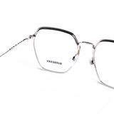 Irregular Light Gold Eyeglasses