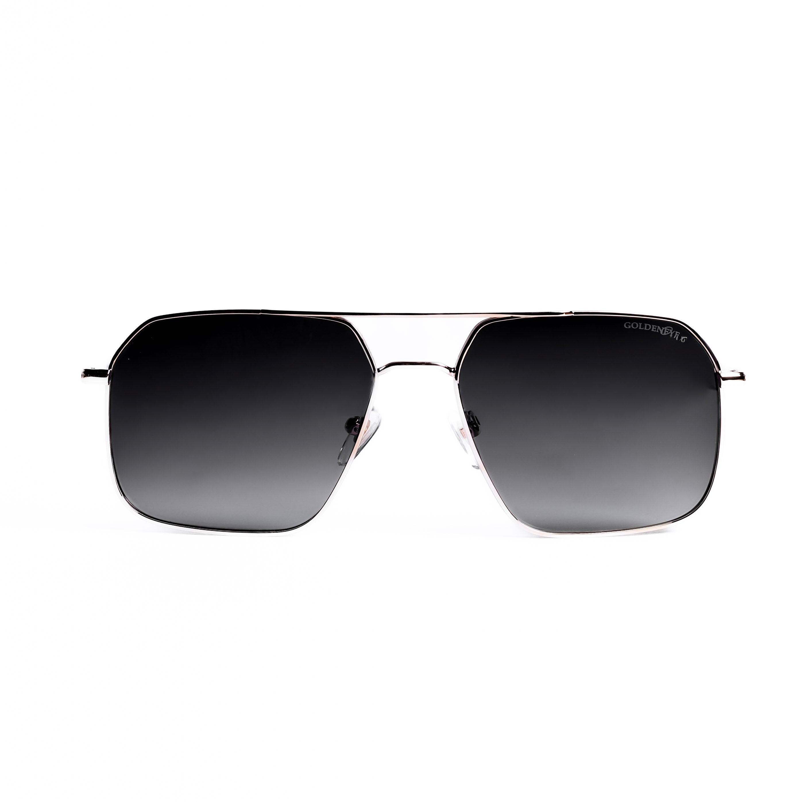 نظارات شمسية مربع ذهبي