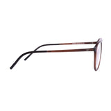 Round  Brown Eyeglasses