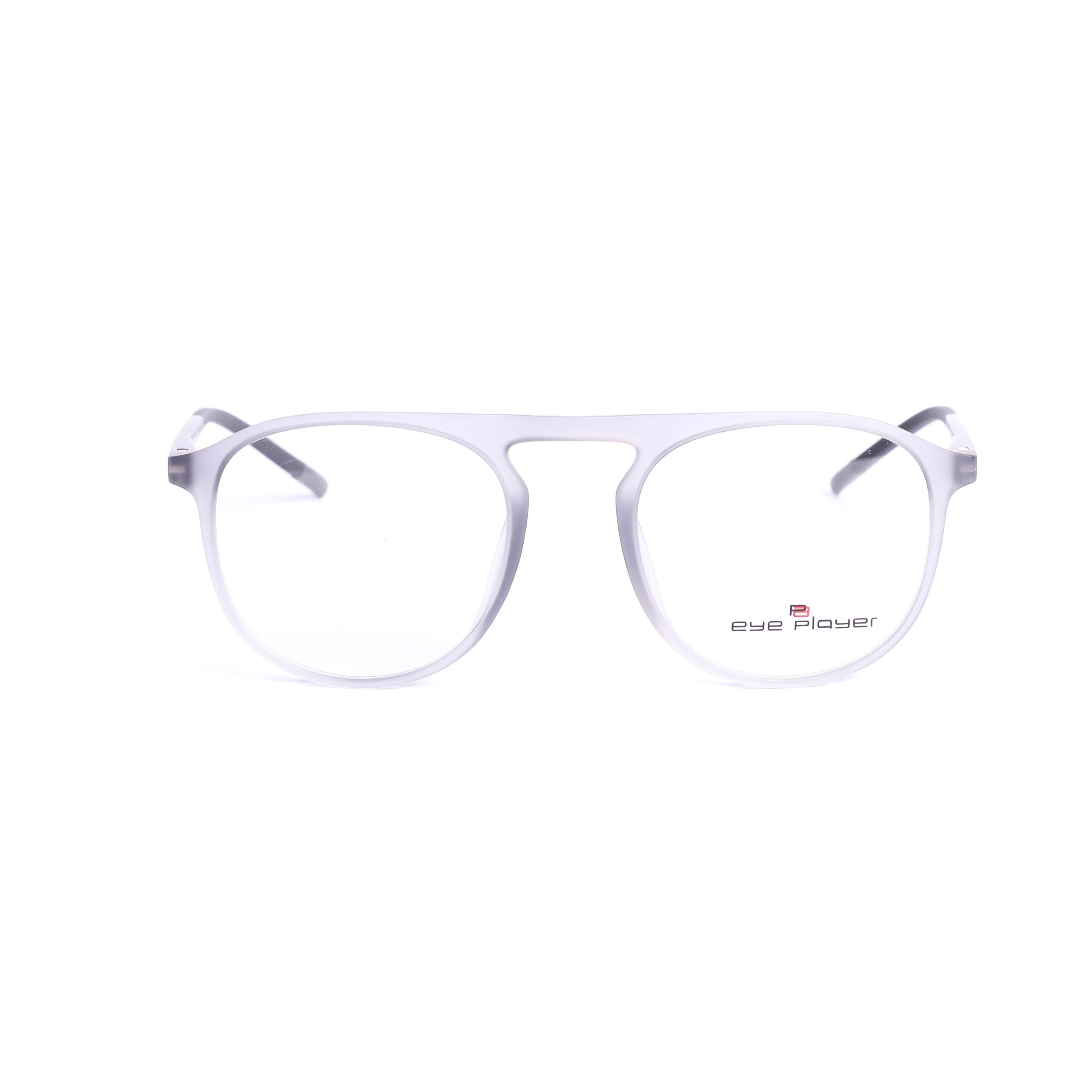 Round Gray Eyeglasses