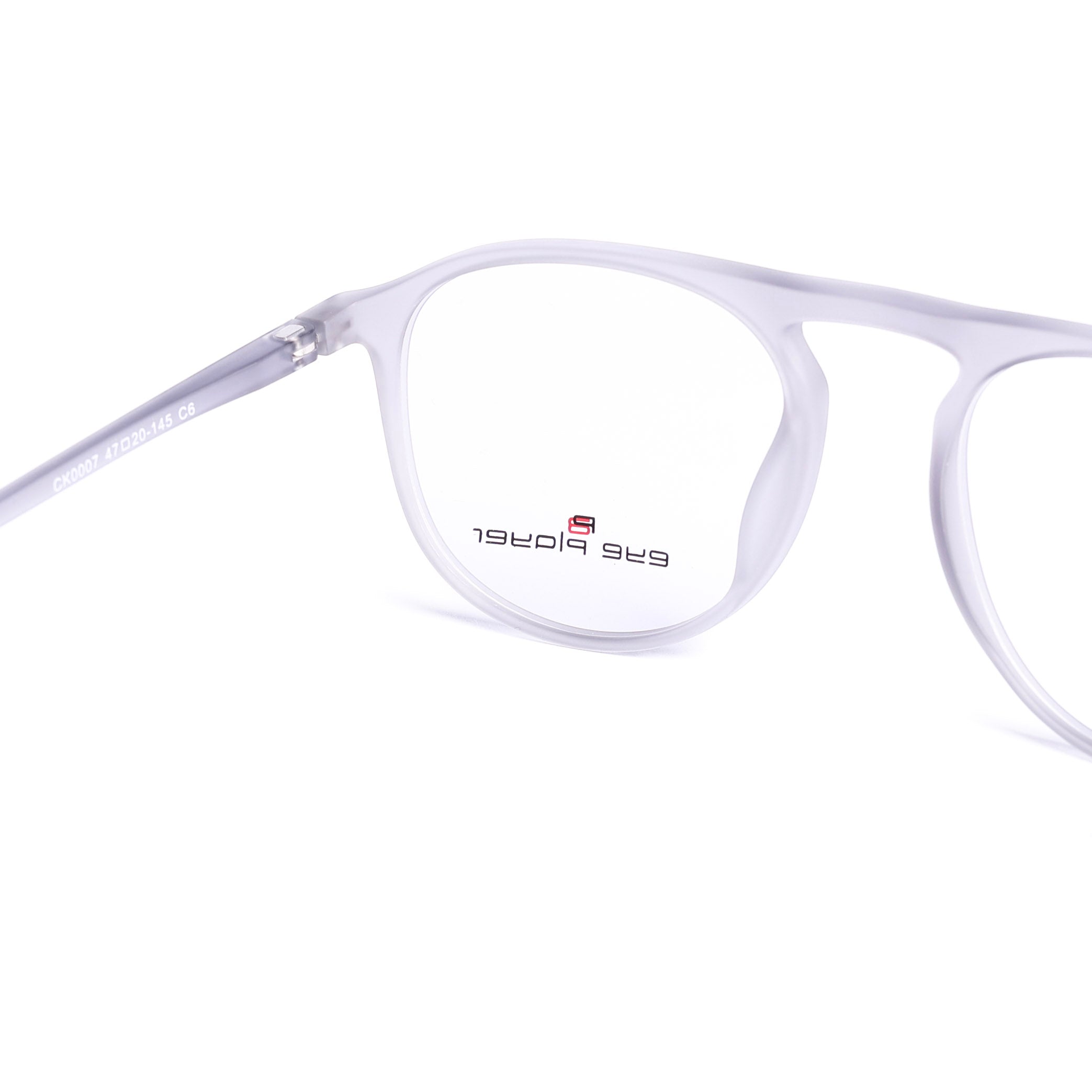 Round Gray Eyeglasses