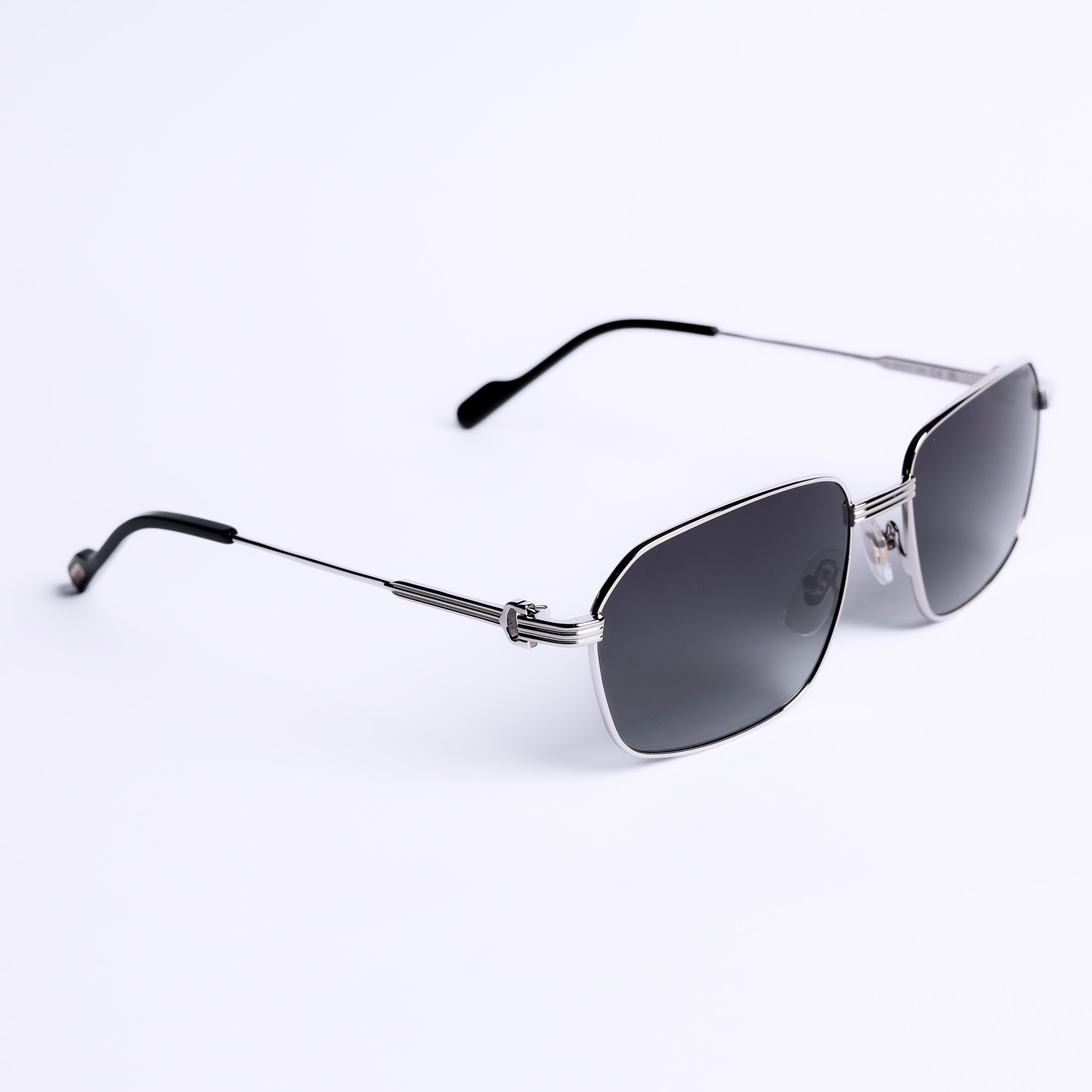 Square Silver Sunglasses