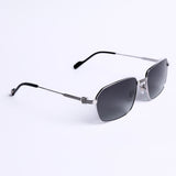 Square Silver Sunglasses