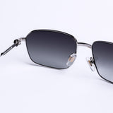 Square Silver Sunglasses