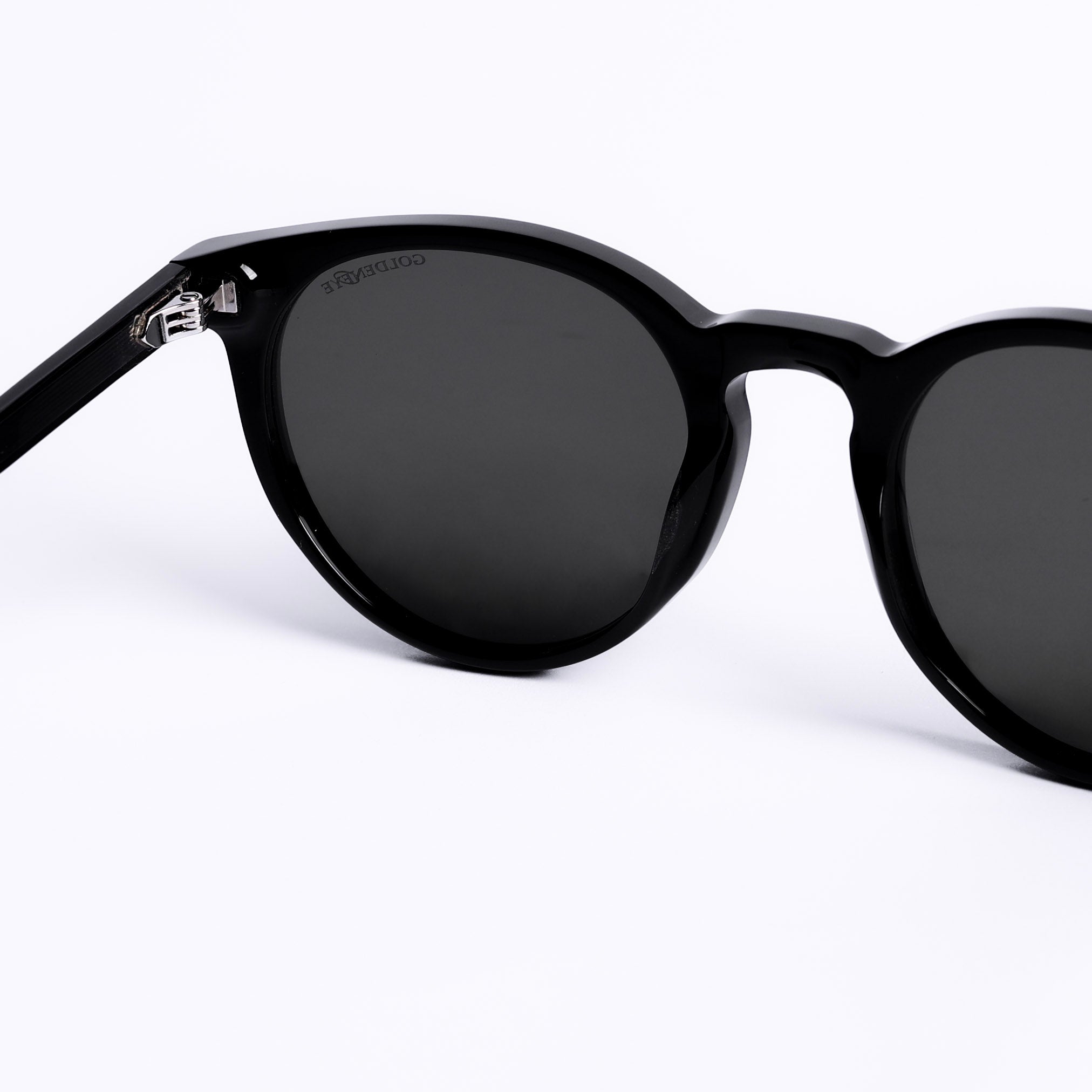 Round Black Sunglasses