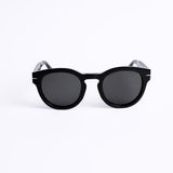 نظارات شمسية دائري أسود