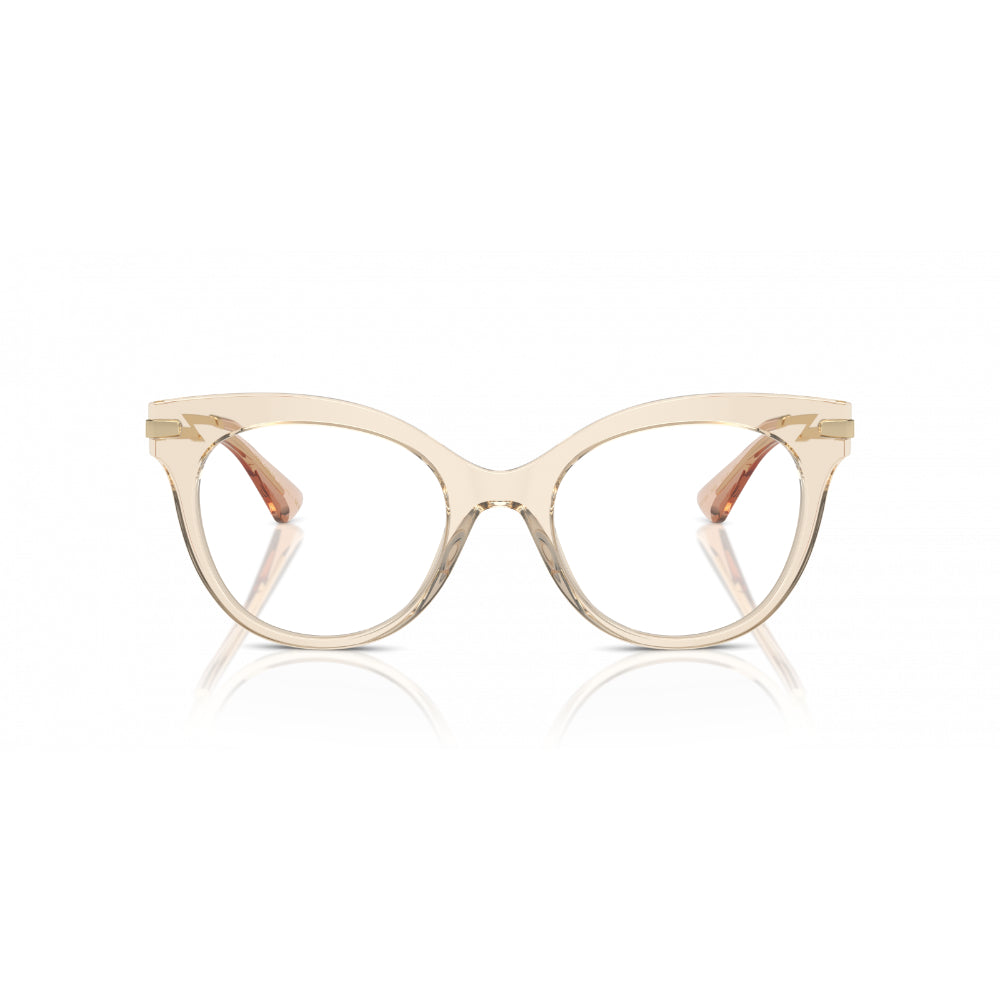Butterfly Transparent camel Eyeglasses