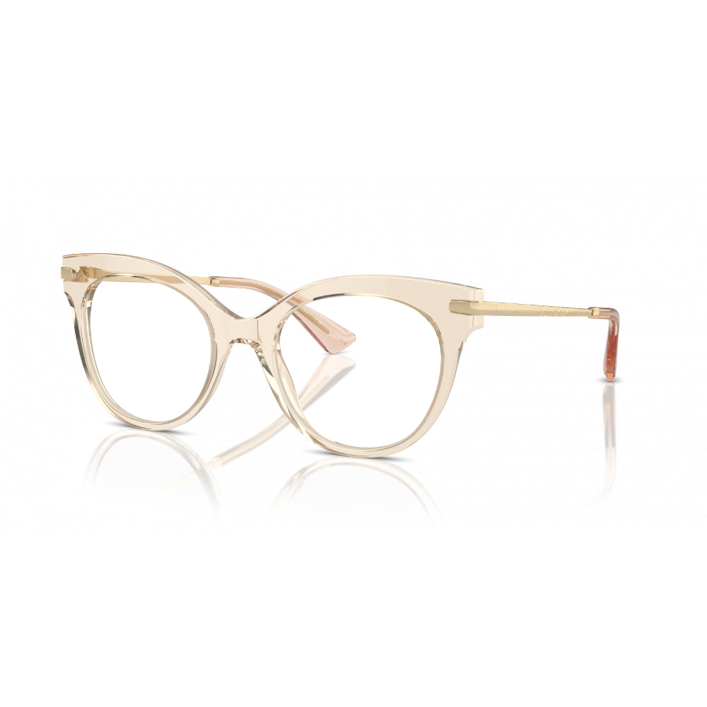 Butterfly Transparent camel Eyeglasses