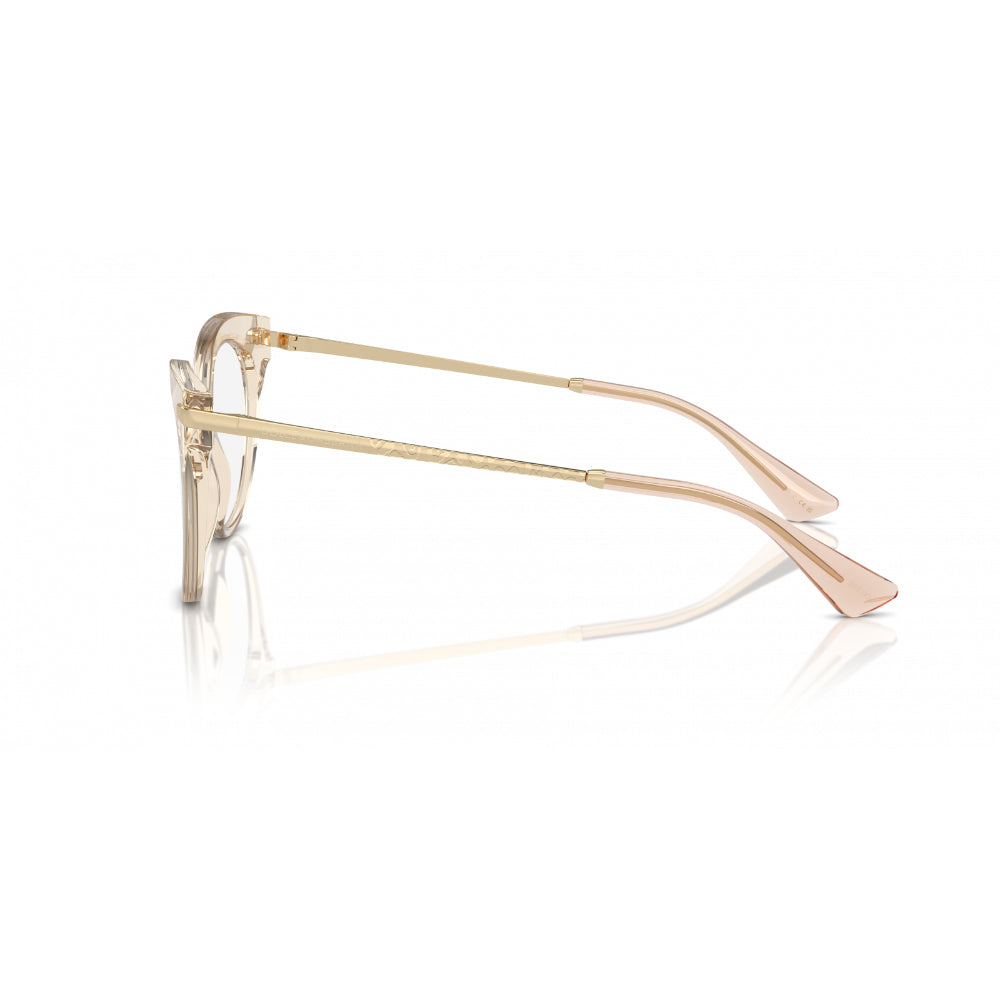 Butterfly Transparent camel Eyeglasses
