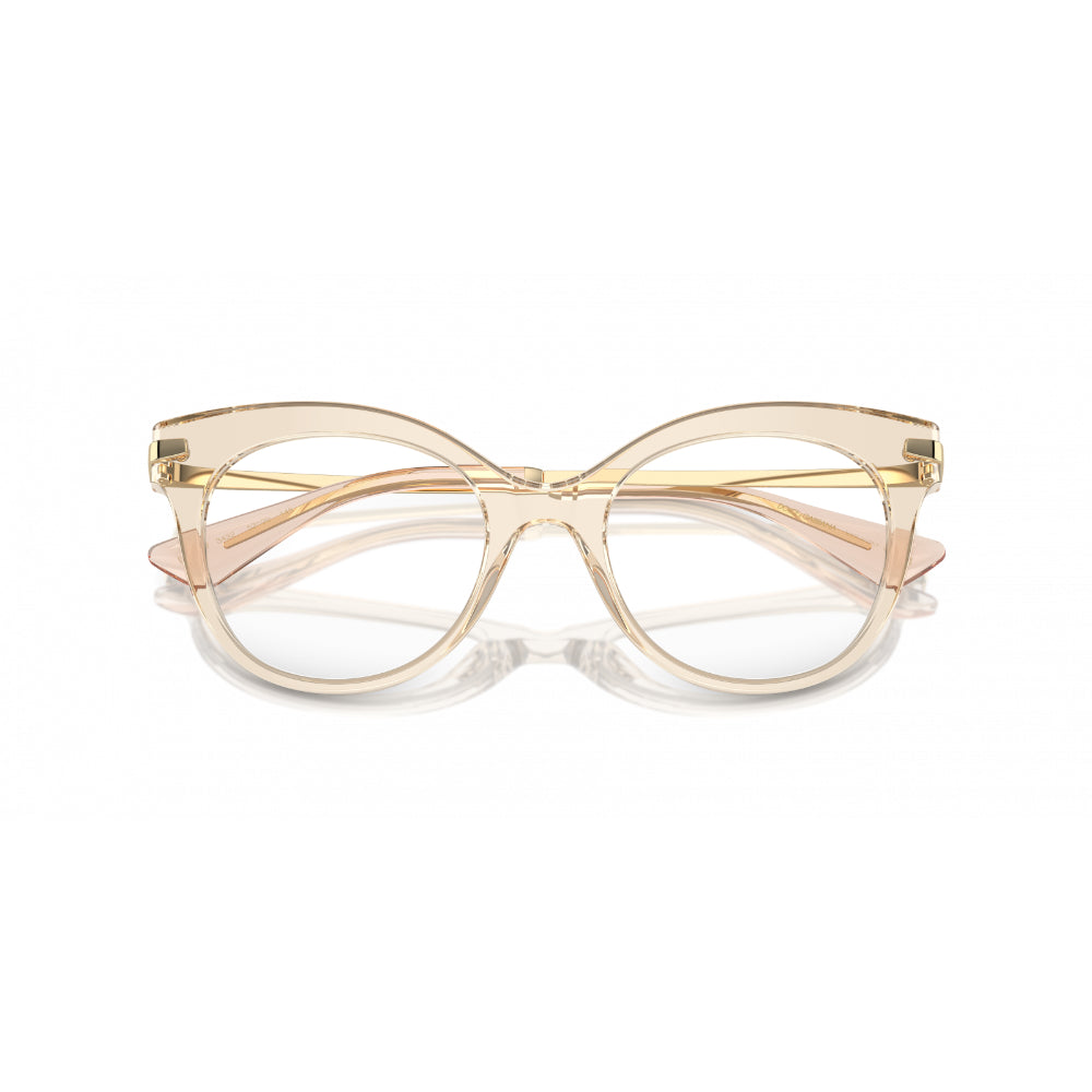 Butterfly Transparent camel Eyeglasses
