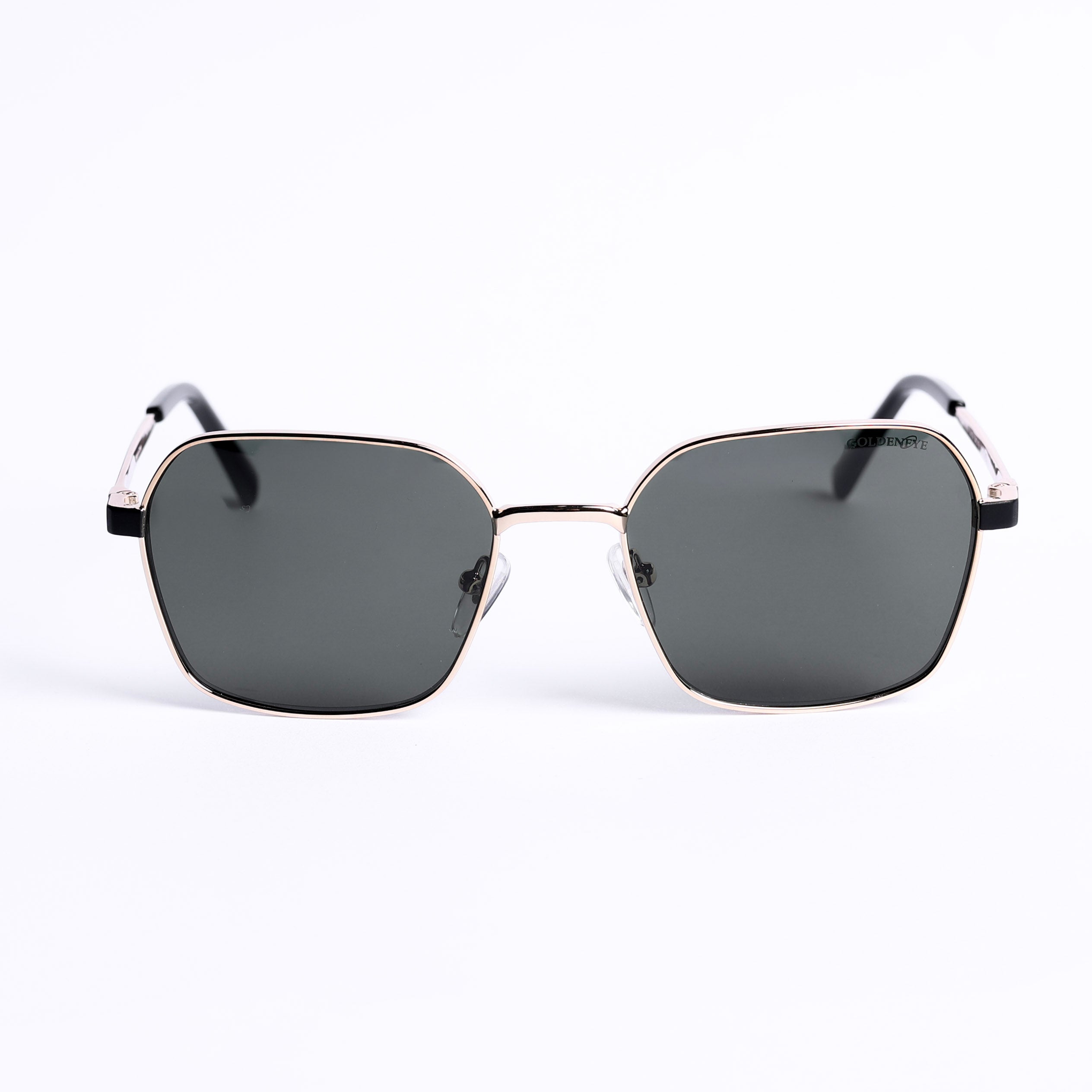 نظارات شمسية مربع ذهبي