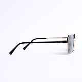 نظارات شمسية مربع ذهبي