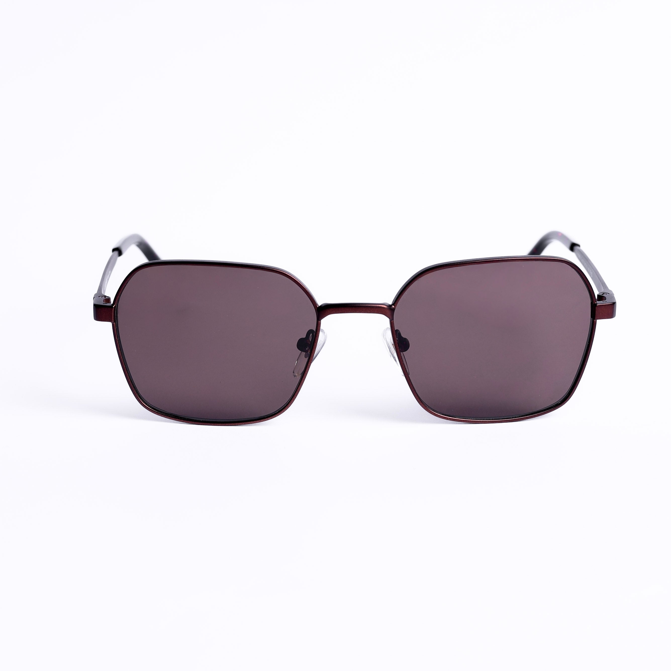 نظارات شمسية مربع بني