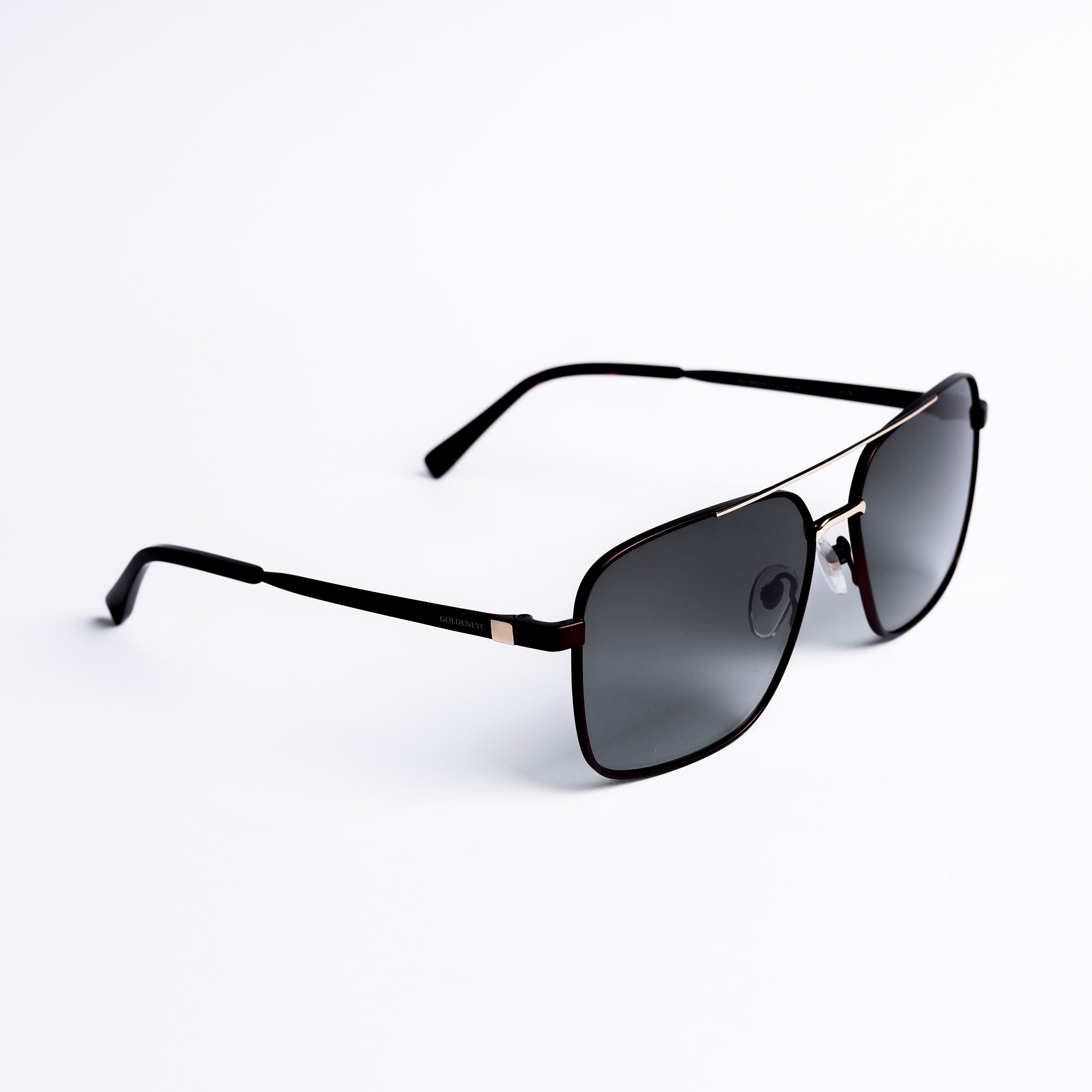 Aviator Brown Gold Sunglasses