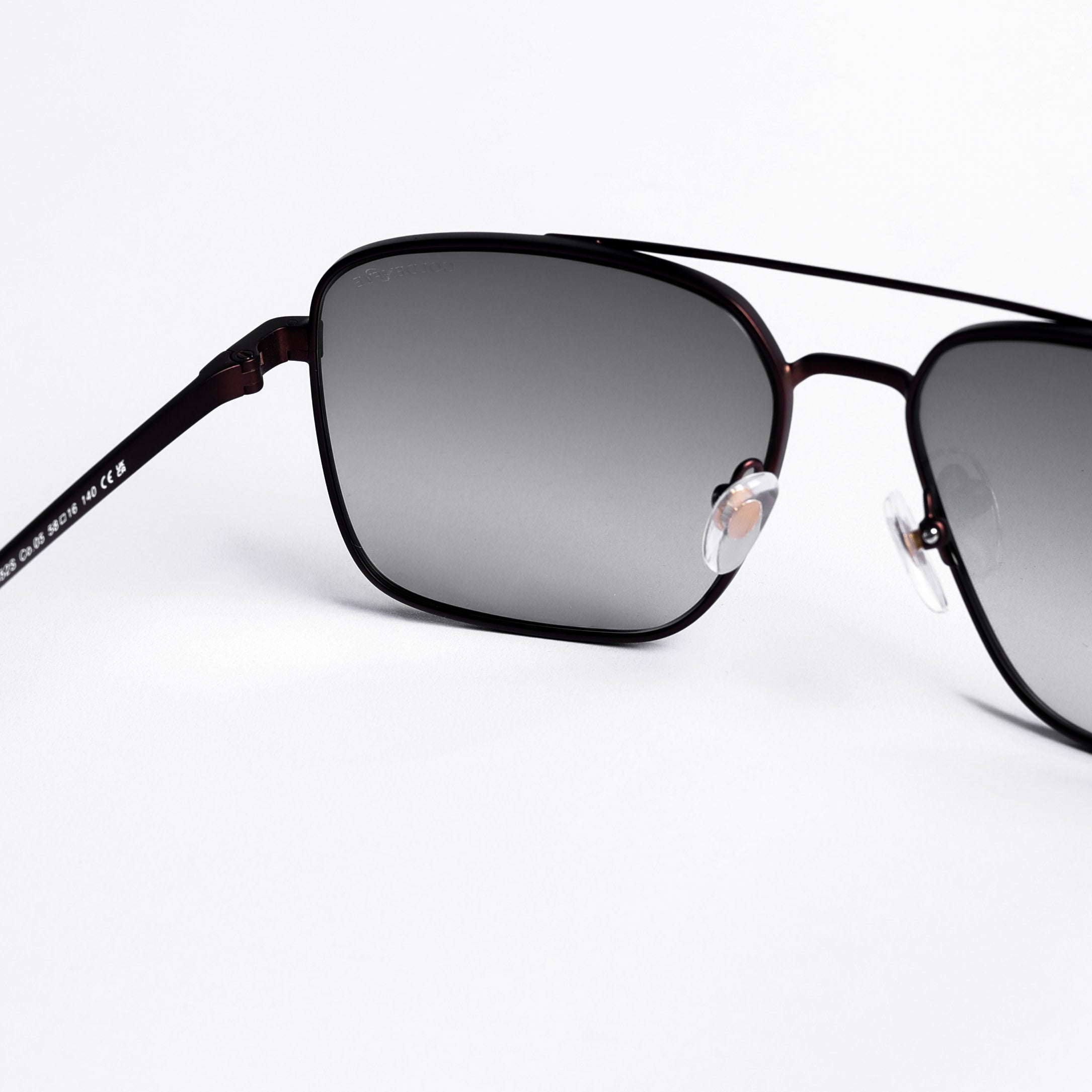 Aviator Brown Gold Sunglasses