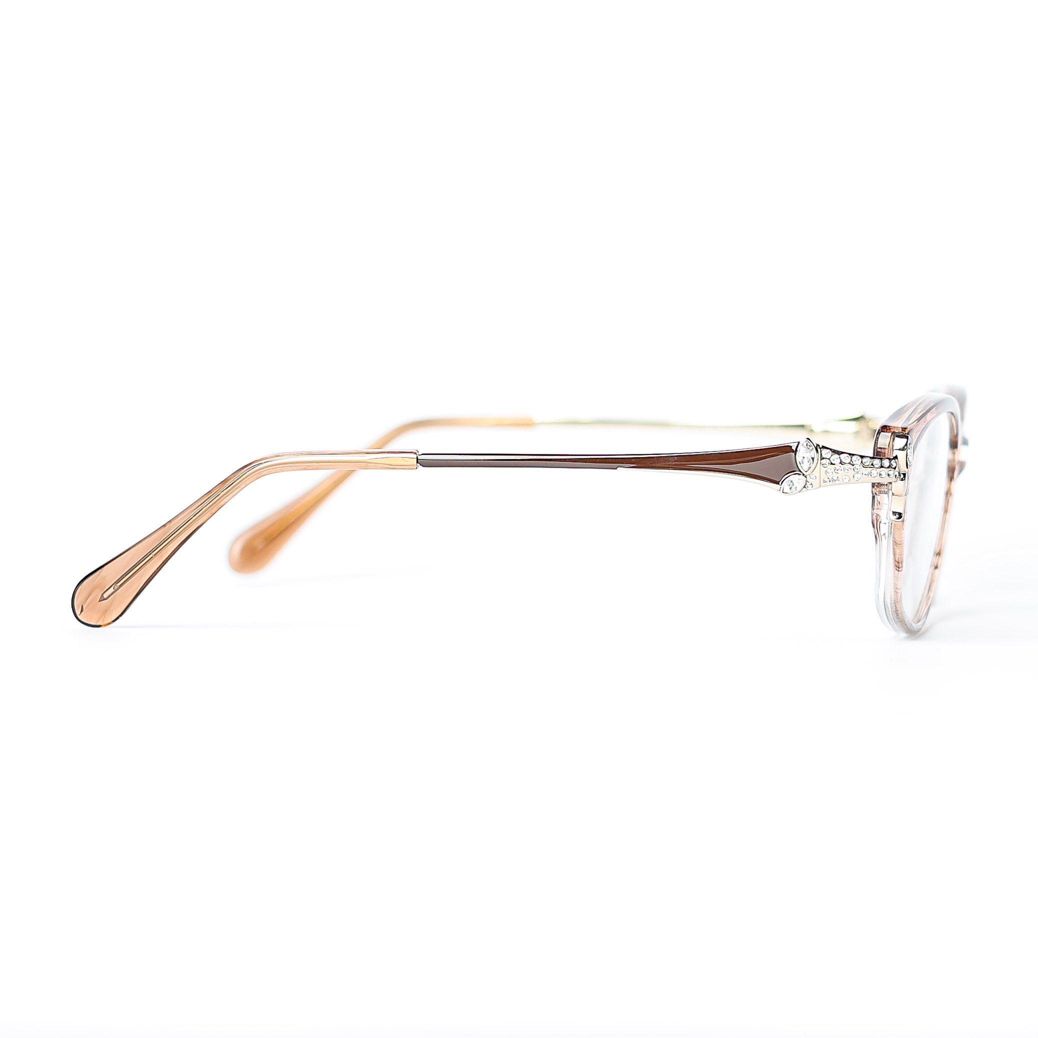 Cat Eye Beige Eyeglasses