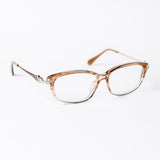 Cat Eye Beige Eyeglasses