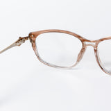 Cat Eye Beige Eyeglasses