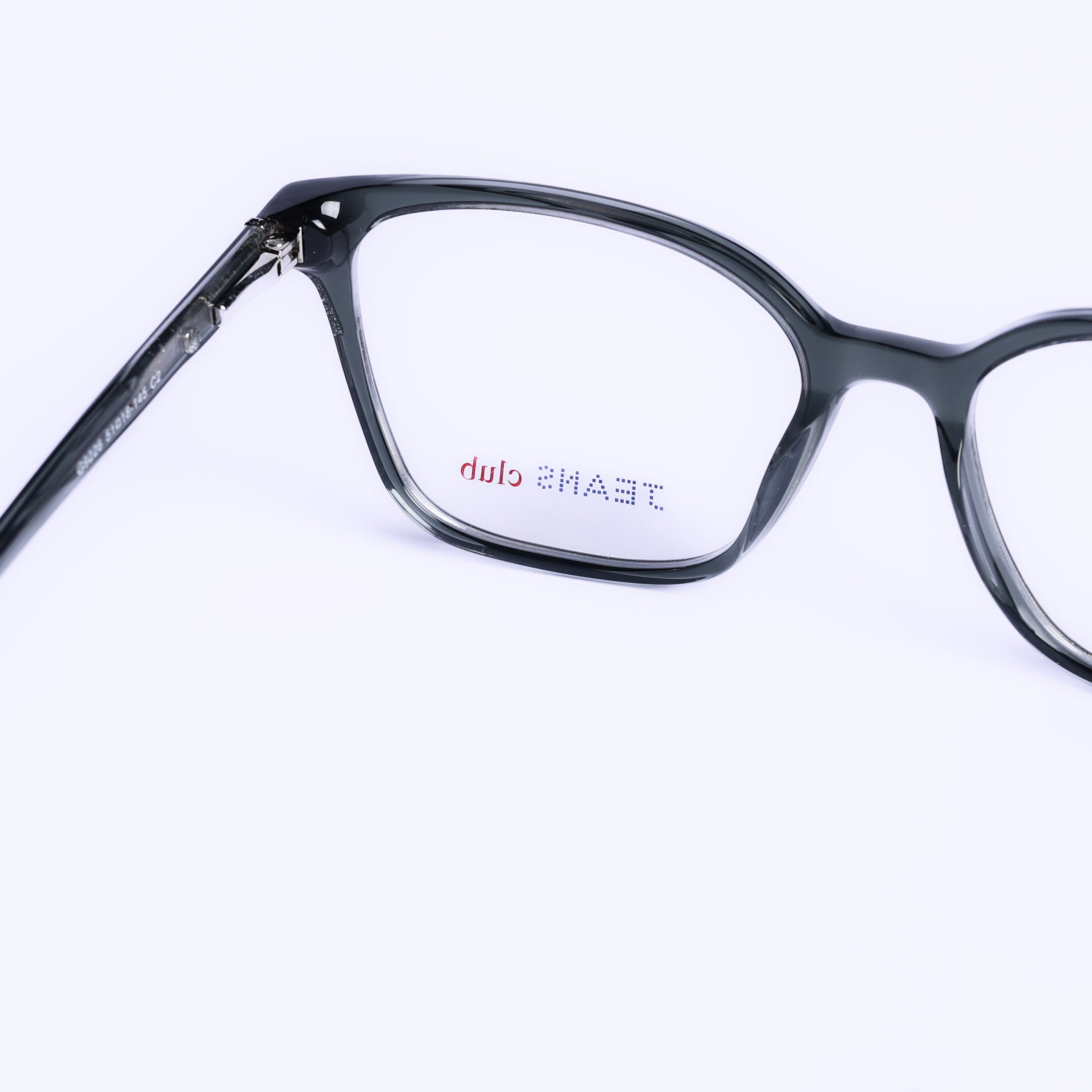 Rectangle Gray Eyeglasses
