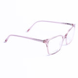 Rectangle Pink Eyeglasses