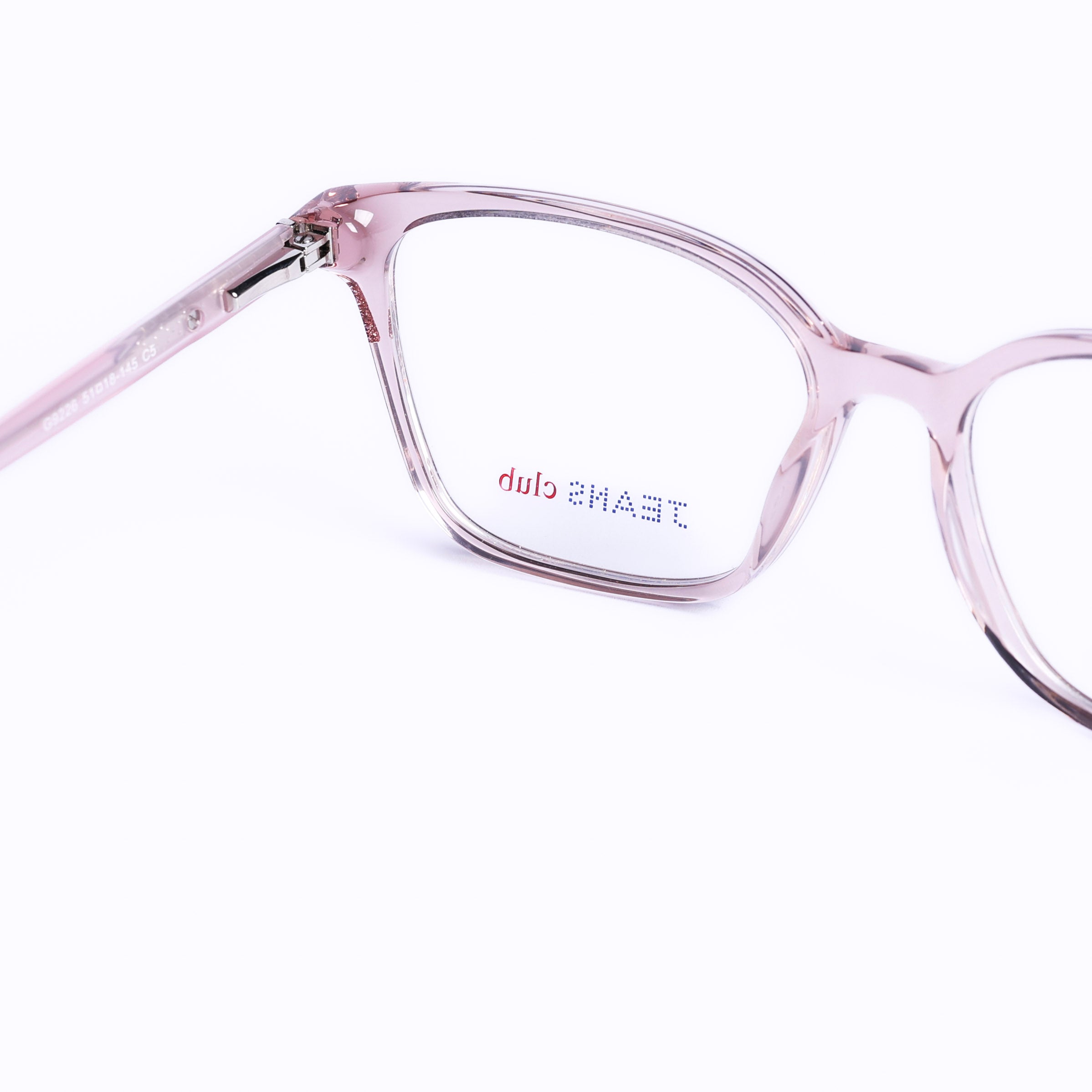 Rectangle Pink Eyeglasses
