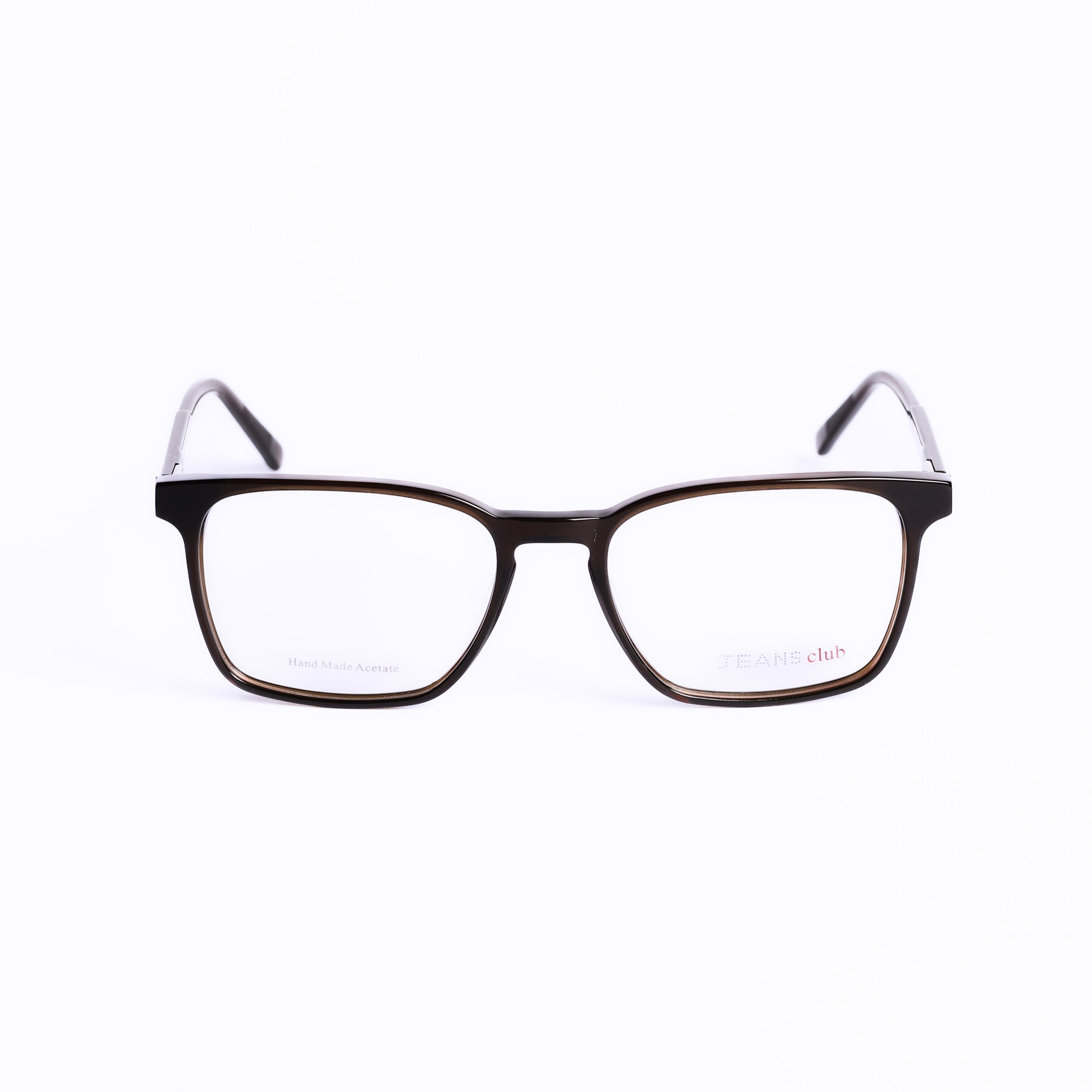Square Dark Brown Eyeglasses