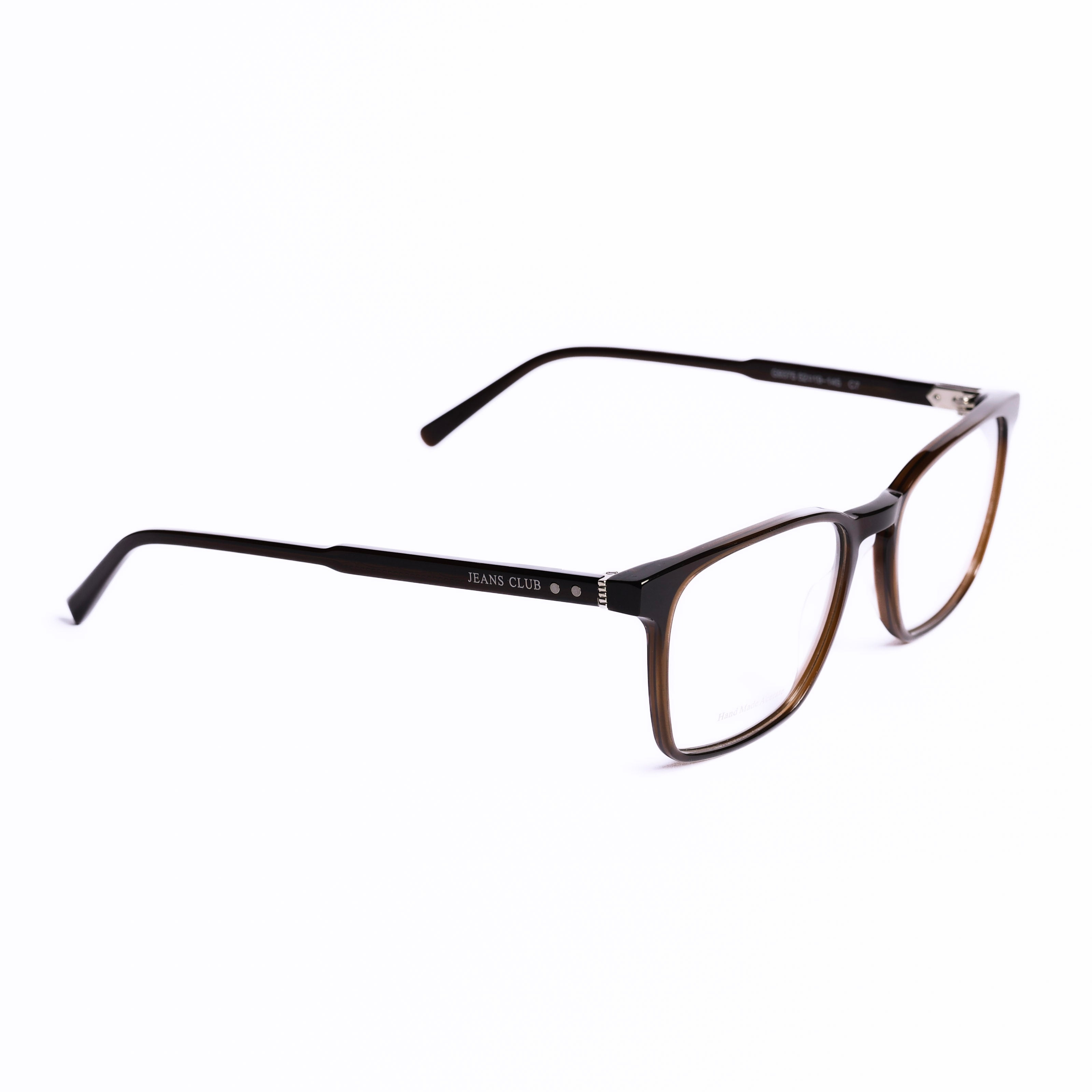Square Dark Brown Eyeglasses
