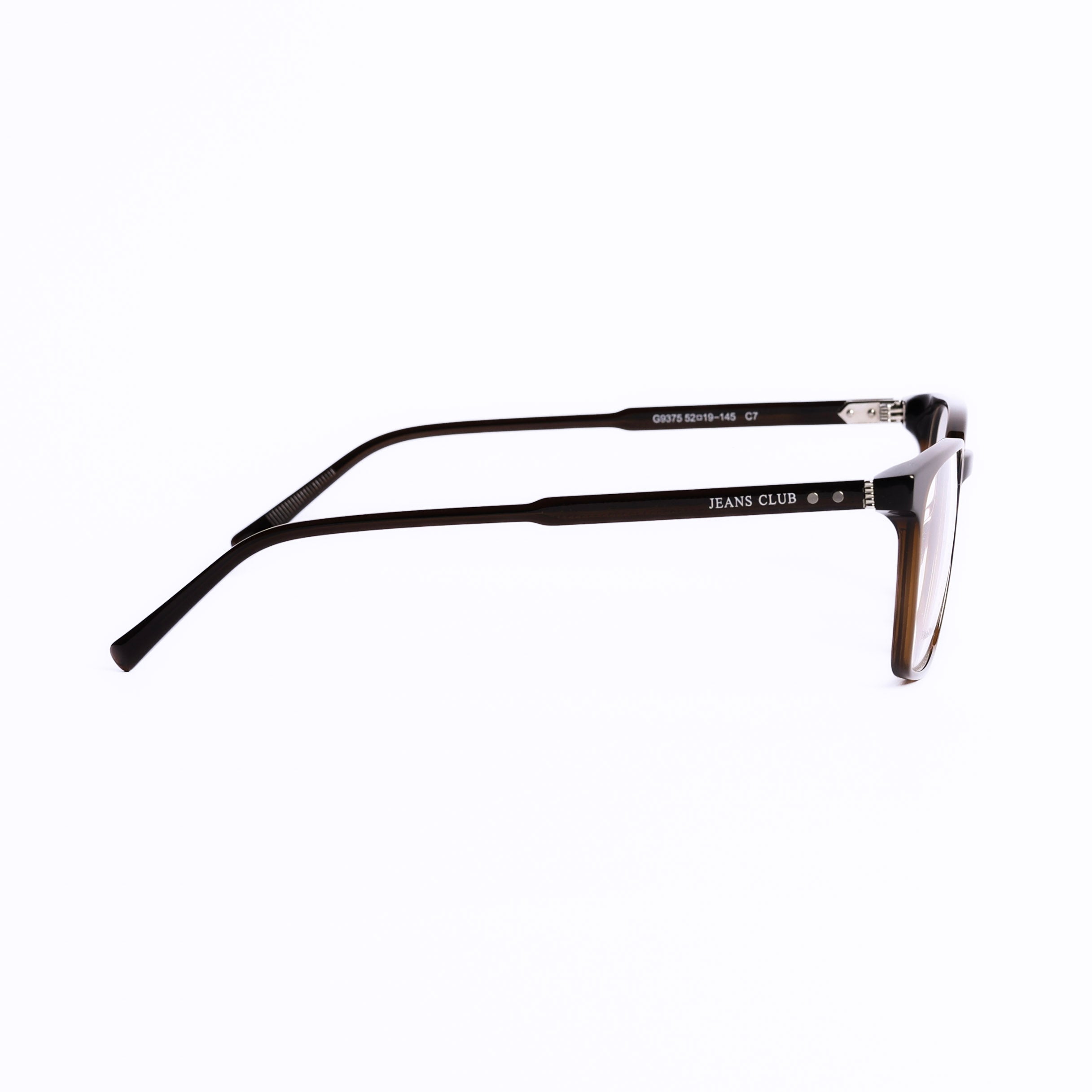 Square Dark Brown Eyeglasses