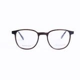 Round Brown Eyeglasses