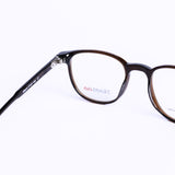 Round Brown Eyeglasses