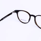 Round Dark Brown Eyeglasses