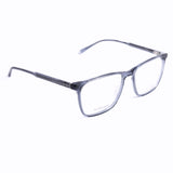 Round Light Blue Eyeglasses
