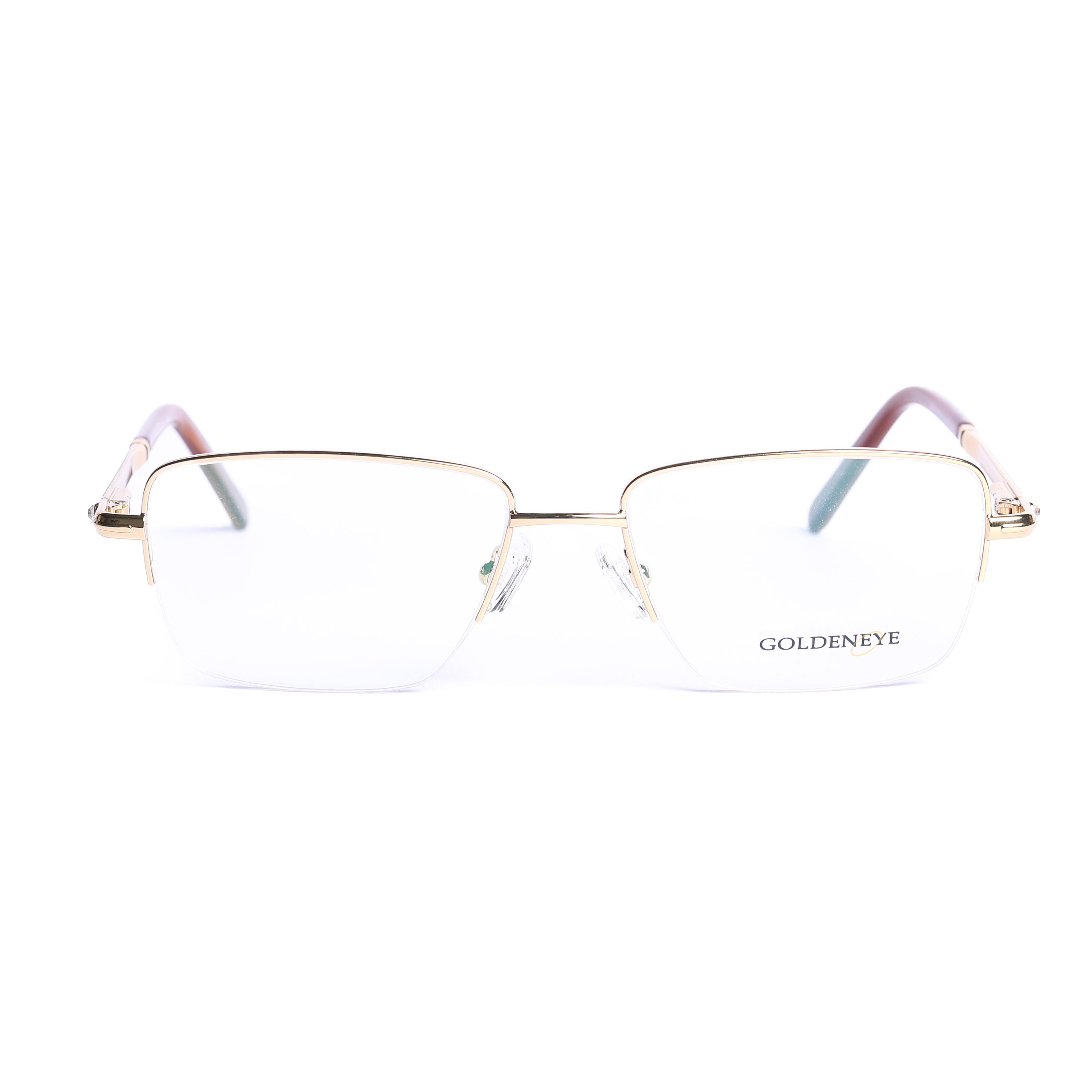 Square Gold Eyeglasses