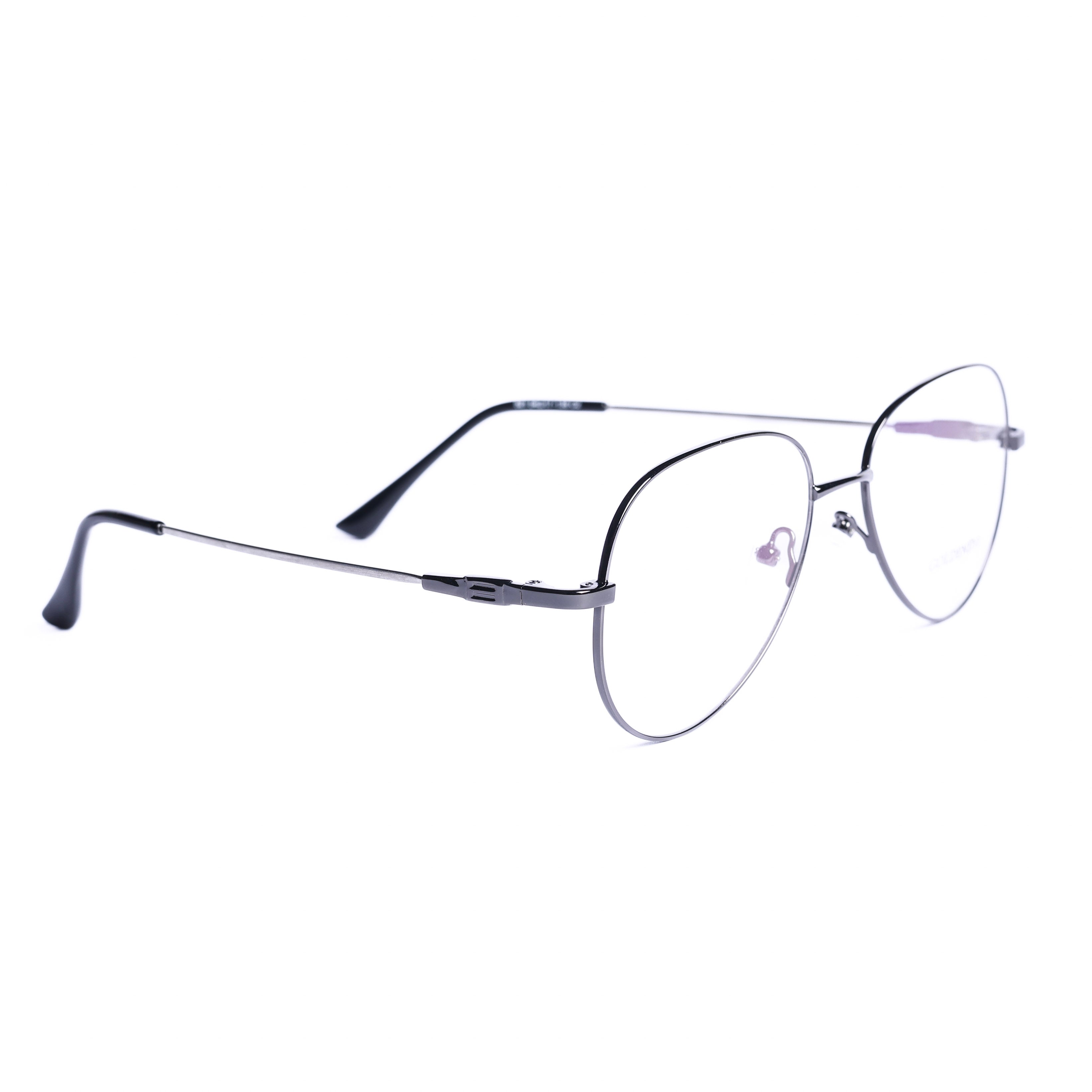 Aviator Gunmetal Eyeglasses