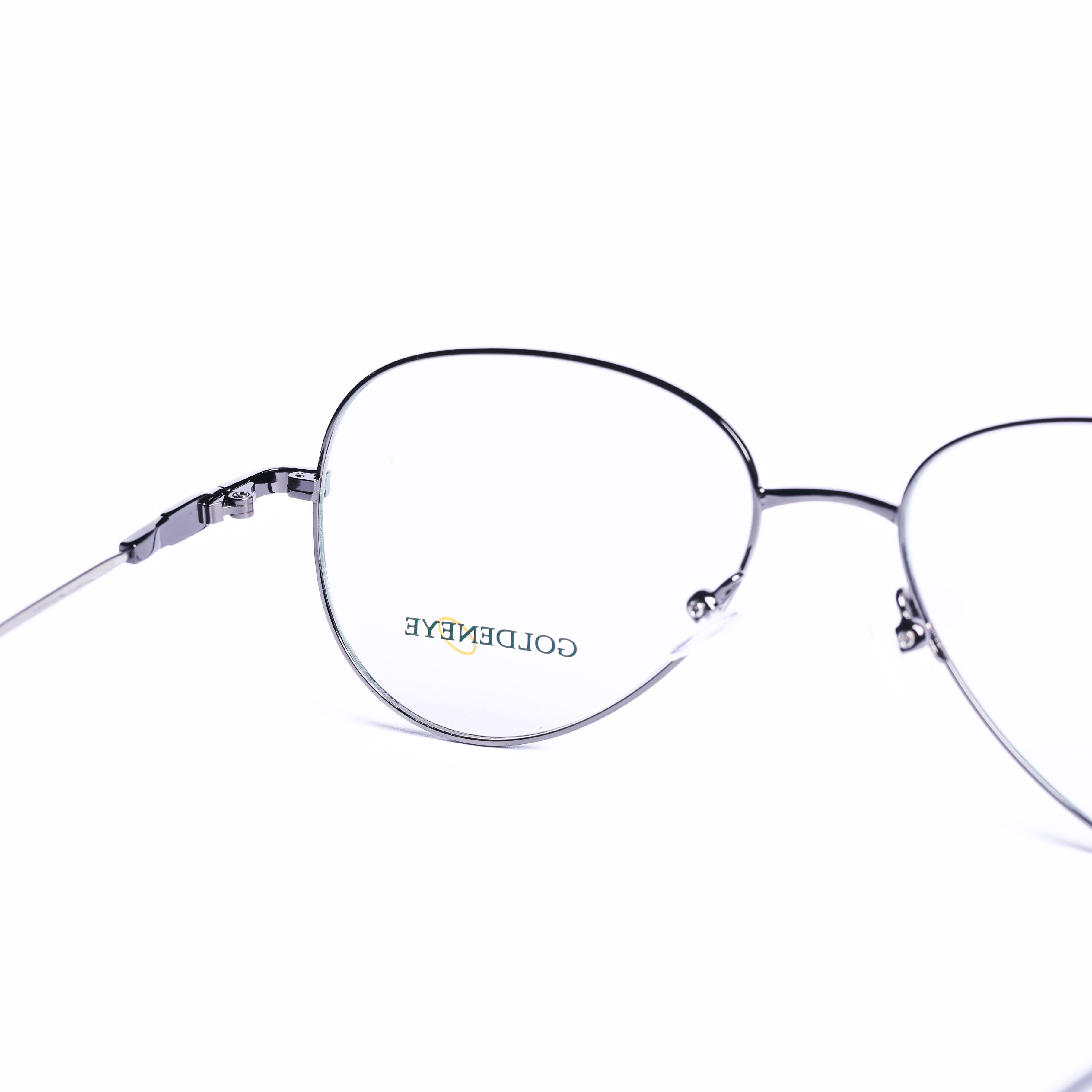 Aviator Gunmetal Eyeglasses