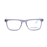 Square Transparent Blue Eyeglasses