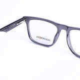 Square Transparent Blue Eyeglasses