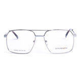 Square Gunmetal Eyeglasses