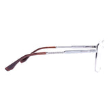 Square Gunmetal Eyeglasses